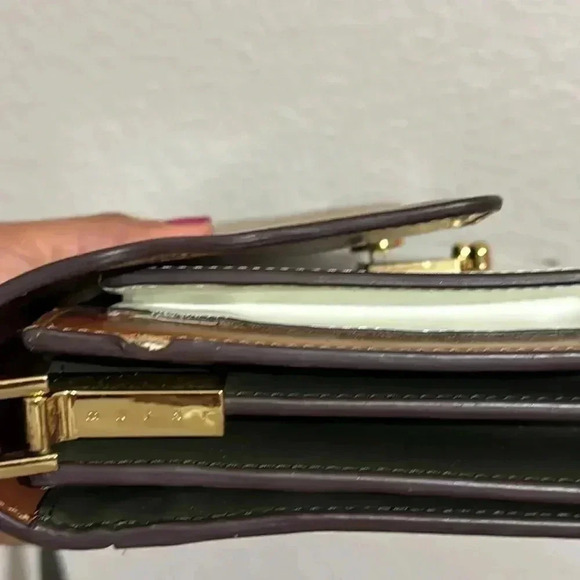 Marni TRUNK LEATHER CROSSBODY BAG - Picture 11 of 12